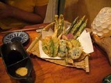 島素材の天ぷら盛り合わせ